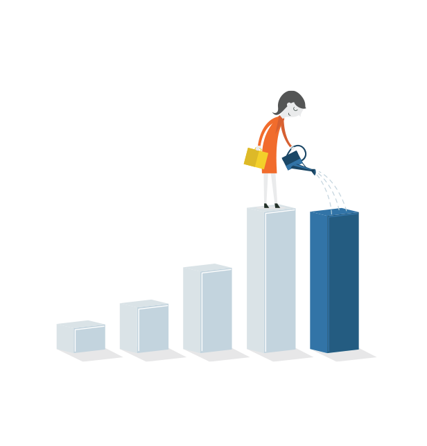 The more you <br />
process, the less<br />
you pay in fees