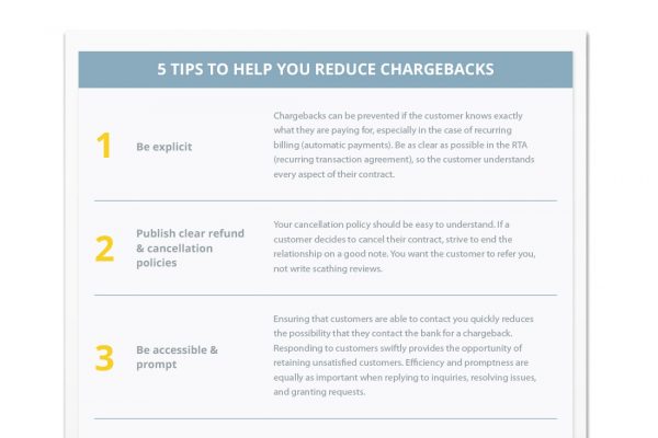 5 Tips to Reduce Chargebacks Featured Image